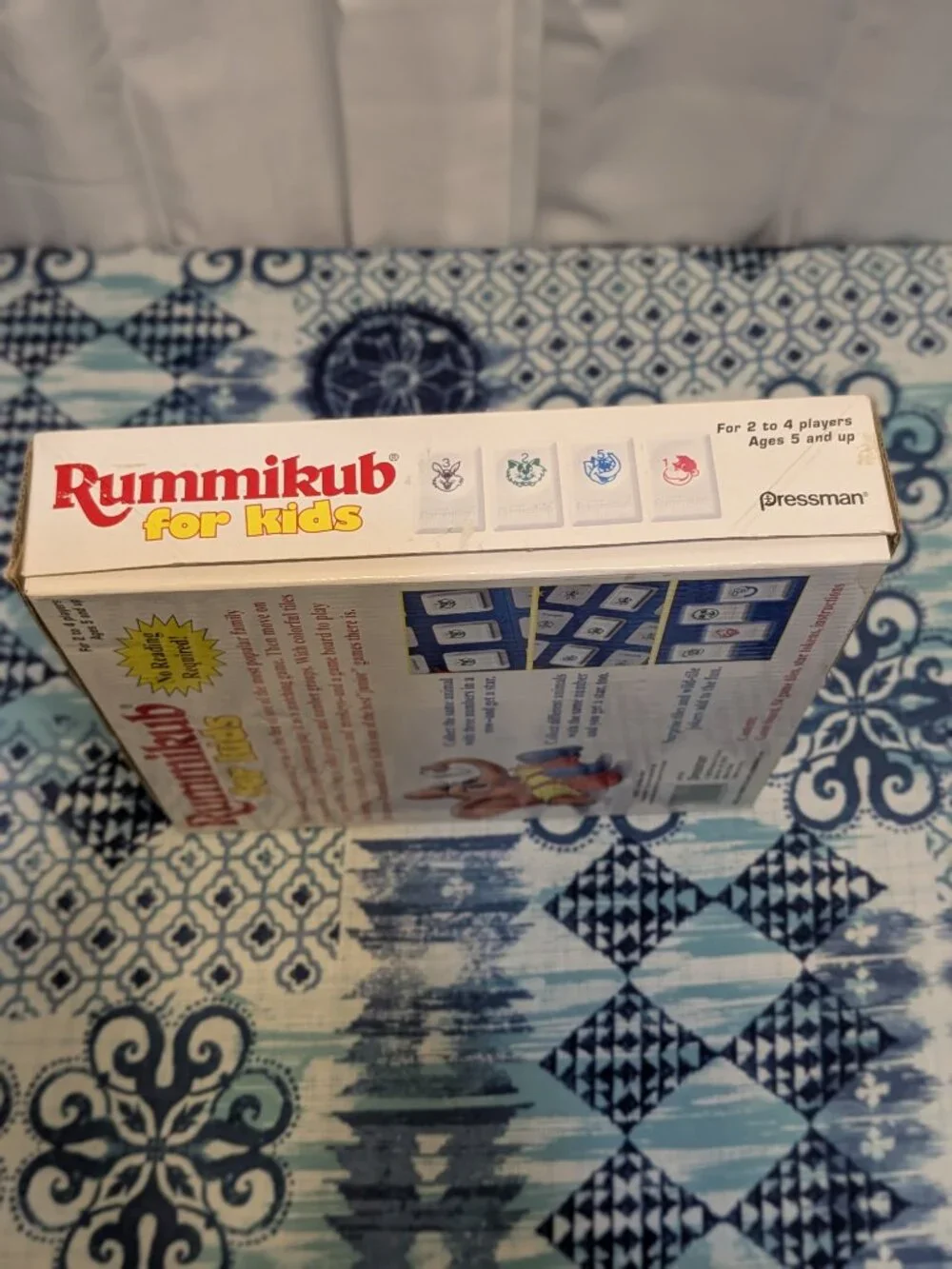 Rummikub for Kids Board Game Pressman 2005 COMPLETE Family Learning Game Version